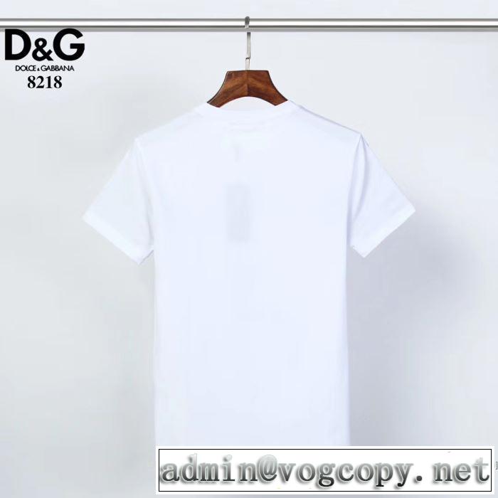 2色可選 累積売上総額第１位 半袖Tシャツ 絶対に見逃せない ドルチェ＆ガッバーナ Dolce&Gabbana  20SS☆送料込