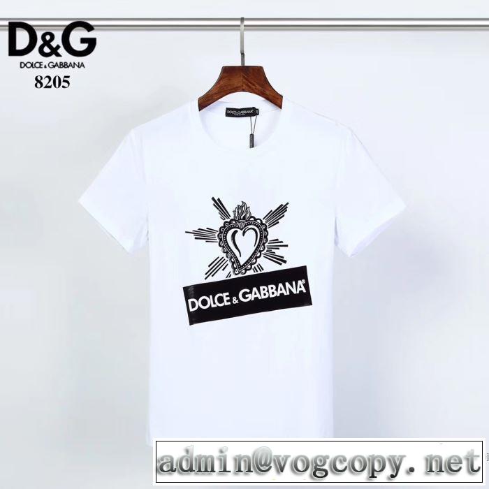ドルチェ＆ガッバーナ普段のファッション 2色可選  Dolce&Gabbana 大人気のブランドの新作 半袖Tシャツ