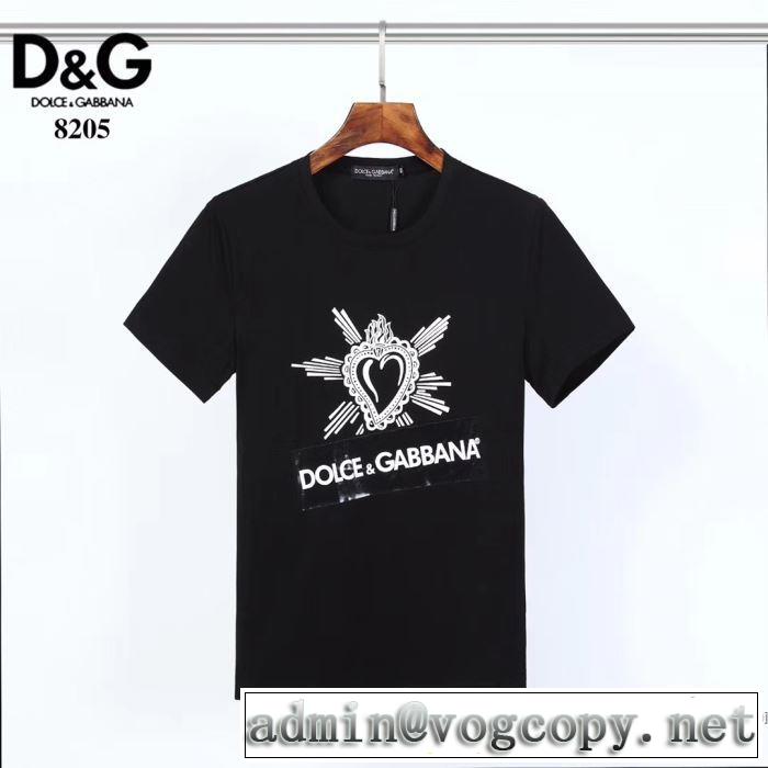ドルチェ＆ガッバーナ普段のファッション 2色可選  Dolce&Gabbana 大人気のブランドの新作 半袖Tシャツ