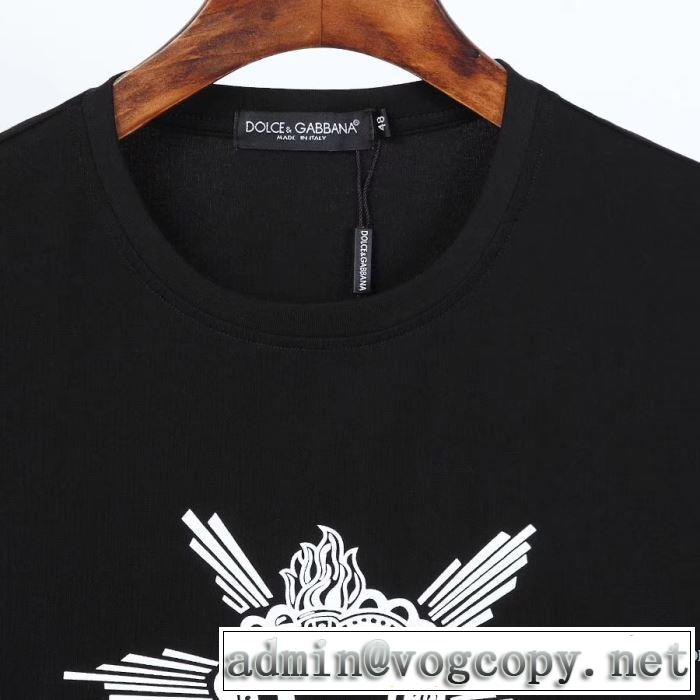 ドルチェ＆ガッバーナ普段のファッション 2色可選  Dolce&Gabbana 大人気のブランドの新作 半袖Tシャツ