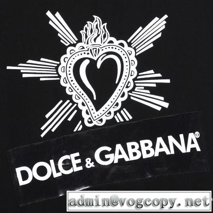 ドルチェ＆ガッバーナ普段のファッション 2色可選  Dolce&Gabbana 大人気のブランドの新作 半袖Tシャツ