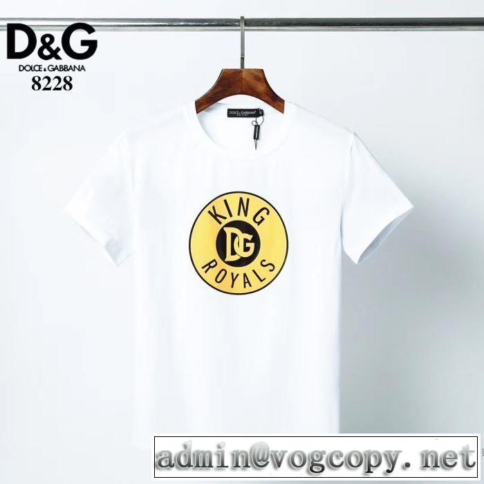 2色可選 20SSトレンド ドルチェ＆ガッバーナ Dolce&Gabbana 半袖Tシャツ 手頃価格でカブり知らず