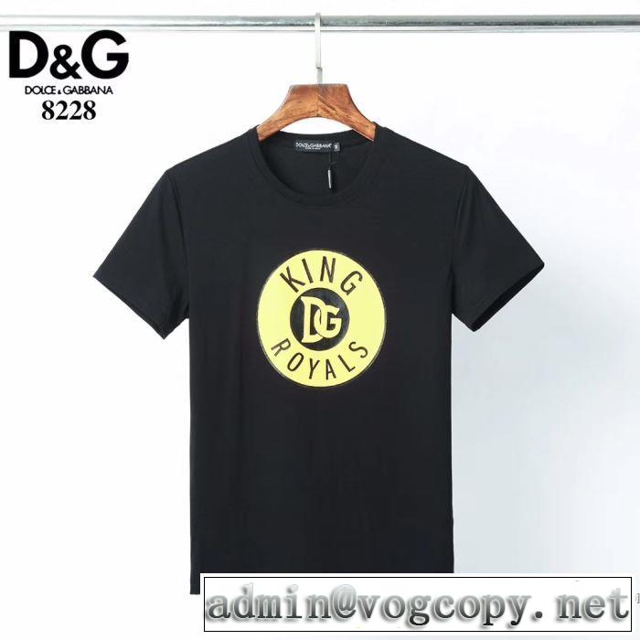 2色可選 20SSトレンド ドルチェ＆ガッバーナ Dolce&Gabbana 半袖Tシャツ 手頃価格でカブり知らず