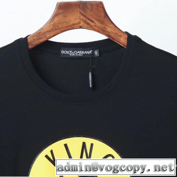 2色可選 20SSトレンド ドルチェ＆ガッバーナ Dolce&Gabbana 半袖Tシャツ 手頃価格でカブり知らず