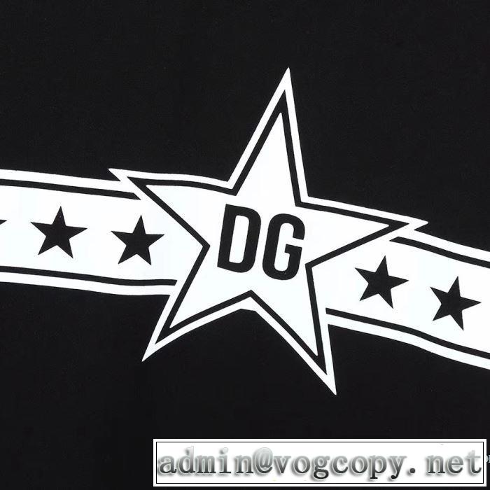 通勤通学どちらでも使え 2色可選 半袖Tシャツ 価格も嬉しいアイテム ドルチェ＆ガッバーナ Dolce&Gabbana