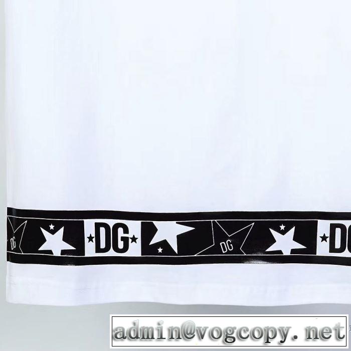 2色可選 有名ブランドです 半袖Tシャツ 一目惚れ級に ドルチェ＆ガッバーナ Dolce&Gabbana 争奪戦必至