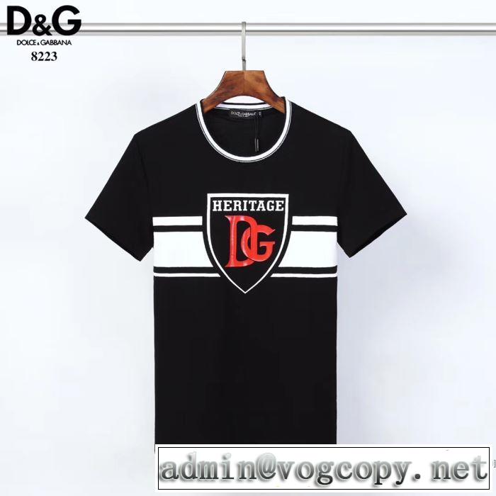 2020年春夏コレクション 2色可選 半袖Tシャツ 限定品が登場 ドルチェ＆ガッバーナ Dolce&Gabbana