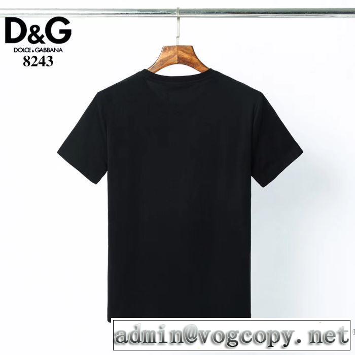2020SS人気 2色可選 ドルチェ＆ガッバーナ Dolce&Gabbana 半袖Tシャツ 2年以上連続１位獲得