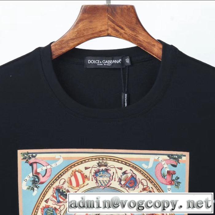 2020SS人気 2色可選 ドルチェ＆ガッバーナ Dolce&Gabbana 半袖Tシャツ 2年以上連続１位獲得