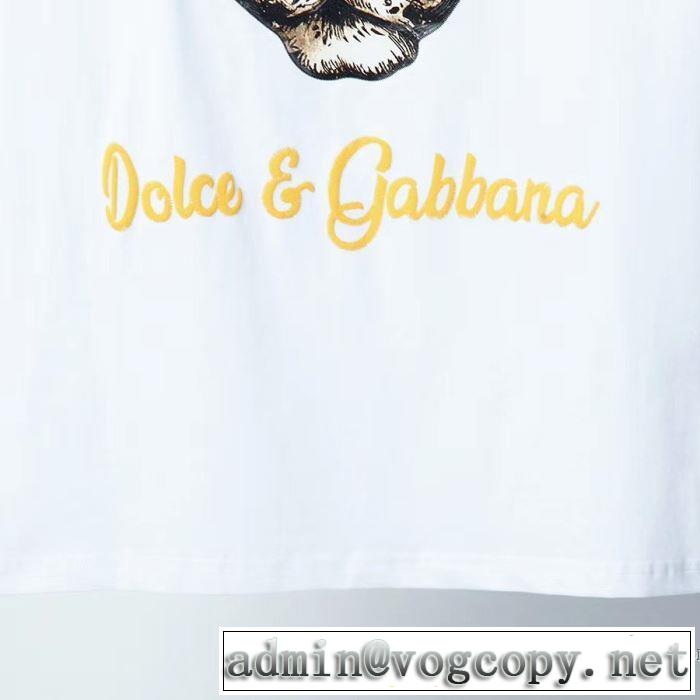 2色可選 ドルチェ＆ガッバーナエレガントな雰囲気  2色可選 Dolce&Gabbana 半袖Tシャツ おしゃれな人が持っている