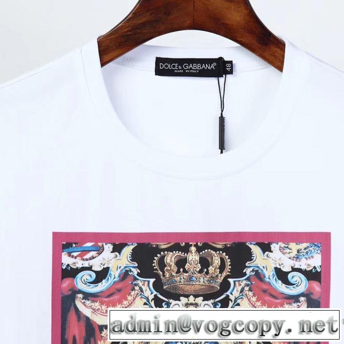 この時期の一番人気は ドルチェ＆ガッバーナ 2色可選 Dolce&Gabbana シンプルなファッション 半袖Tシャツ