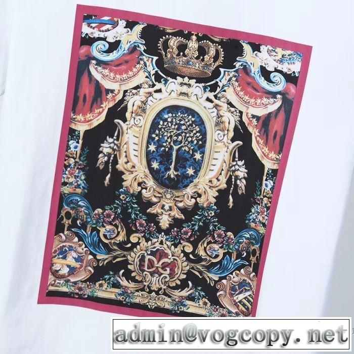 この時期の一番人気は ドルチェ＆ガッバーナ 2色可選 Dolce&Gabbana シンプルなファッション 半袖Tシャツ