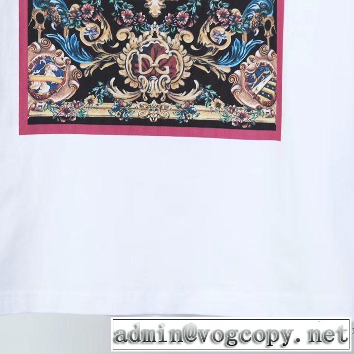 この時期の一番人気は ドルチェ＆ガッバーナ 2色可選 Dolce&Gabbana シンプルなファッション 半袖Tシャツ