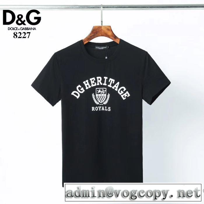Dolce&Gabbana  2色可選 20新作です 半袖Tシャツ ストリート界隈でも人気 ドルチェ＆ガッバーナ