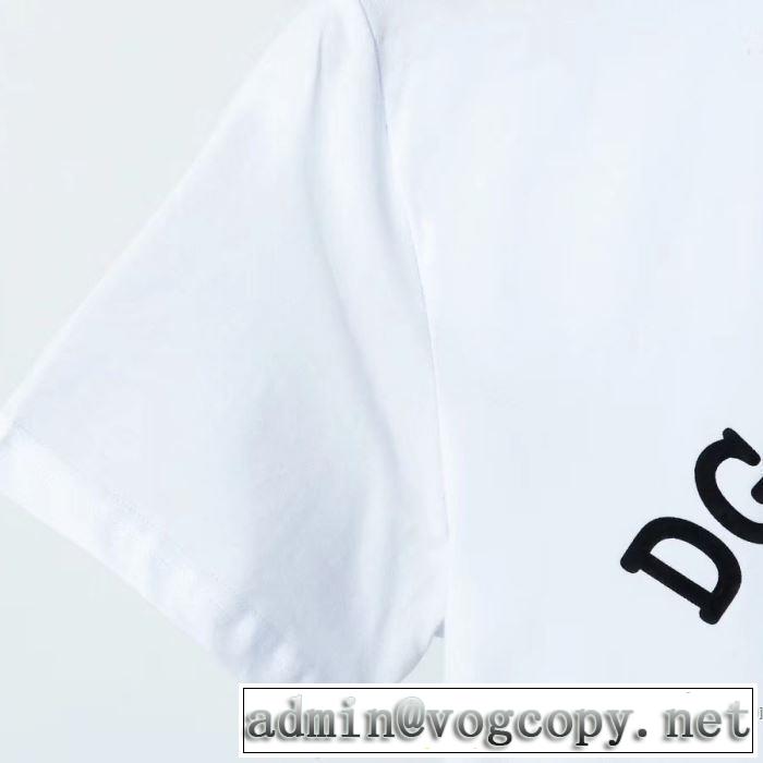 Dolce&Gabbana  2色可選 20新作です 半袖Tシャツ ストリート界隈でも人気 ドルチェ＆ガッバーナ