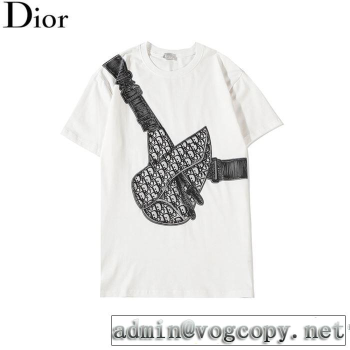 コーデの完成度を高める 2色可選 半袖Tシャツ  オススメのアイテムを見逃すな ディオール DIOR