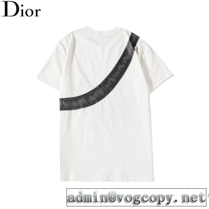コーデの完成度を高める 2色可選 半袖Tシャツ  オススメのアイテムを見逃すな ディオール DIOR