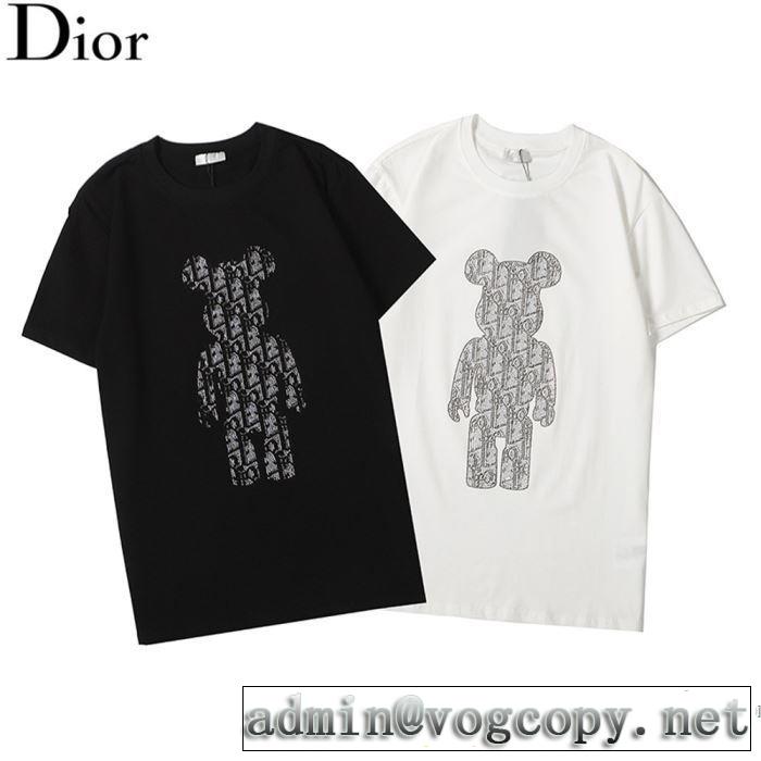 シンプルなファッション ディオール2色可選  DIOR  2020モデル 半袖Tシャツ スタイルアップ