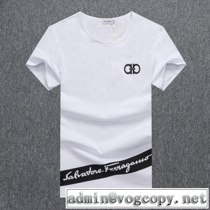 半袖Tシャツ 3色可選 今季の主力おすすめ サルヴァトーレフェラガモ FERRAGAMO差をつけたい人にもおすすめ