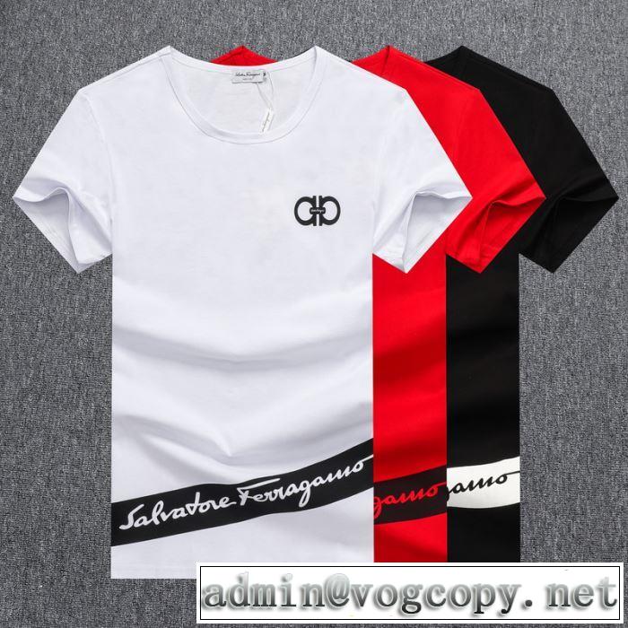 半袖Tシャツ 3色可選 今季の主力おすすめ サルヴァトーレフェラガモ FERRAGAMO差をつけたい人にもおすすめ