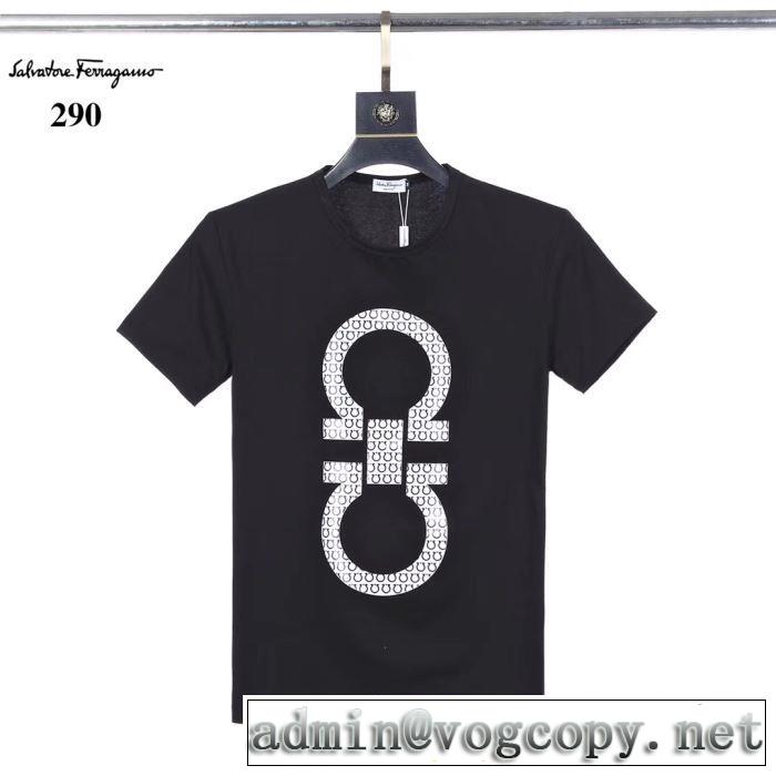 2020年春限定 3色可選 サルヴァトーレフェラガモ FERRAGAMO 春夏コレクション新品 半袖Tシャツ