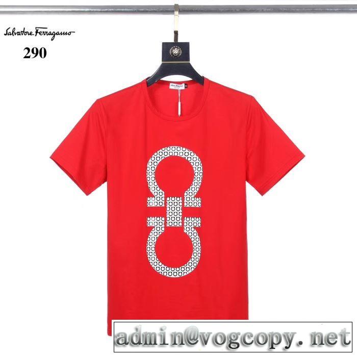 2020年春限定 3色可選 サルヴァトーレフェラガモ FERRAGAMO 春夏コレクション新品 半袖Tシャツ