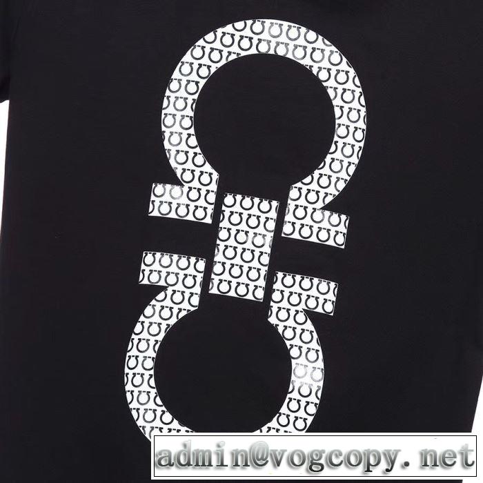 2020年春限定 3色可選 サルヴァトーレフェラガモ FERRAGAMO 春夏コレクション新品 半袖Tシャツ