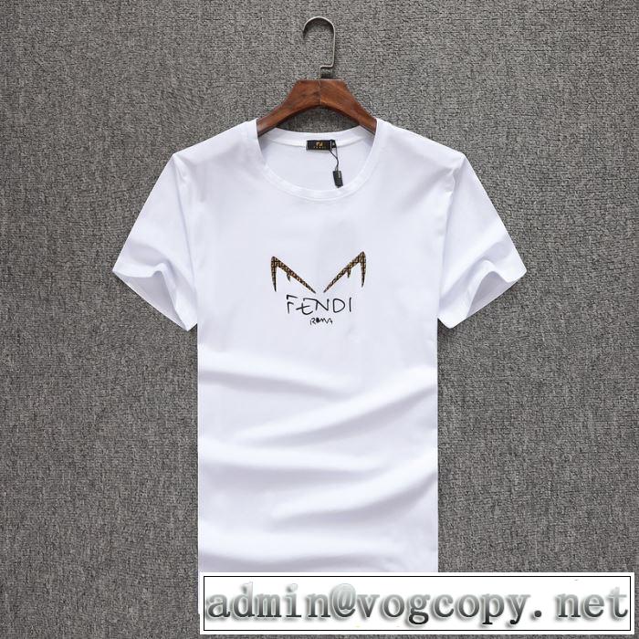 2色可選 2020SS人気 フェンディ FENDI VIP価格SALE 半袖Tシャツ2年以上連続１位獲得