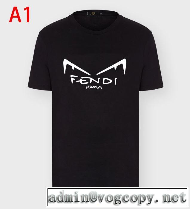 多色可選 半袖Tシャツ 普段使いにも最適なアイテム フェンディ FENDI 20新作です デザインお洒落