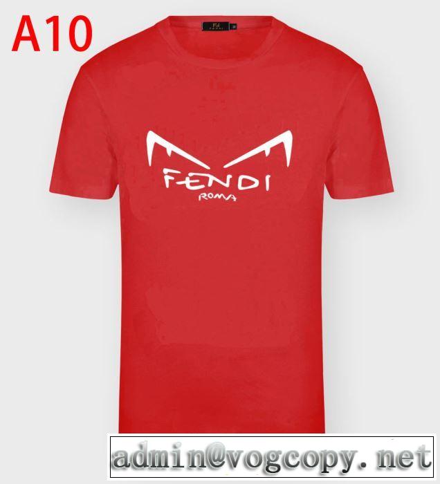 多色可選 半袖Tシャツ 普段使いにも最適なアイテム フェンディ FENDI 20新作です デザインお洒落