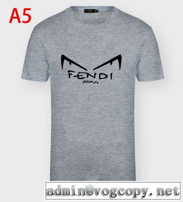 多色可選 半袖Tシャツ 普段使いにも最適なアイテム フェンディ FENDI 20新作です デザインお洒落