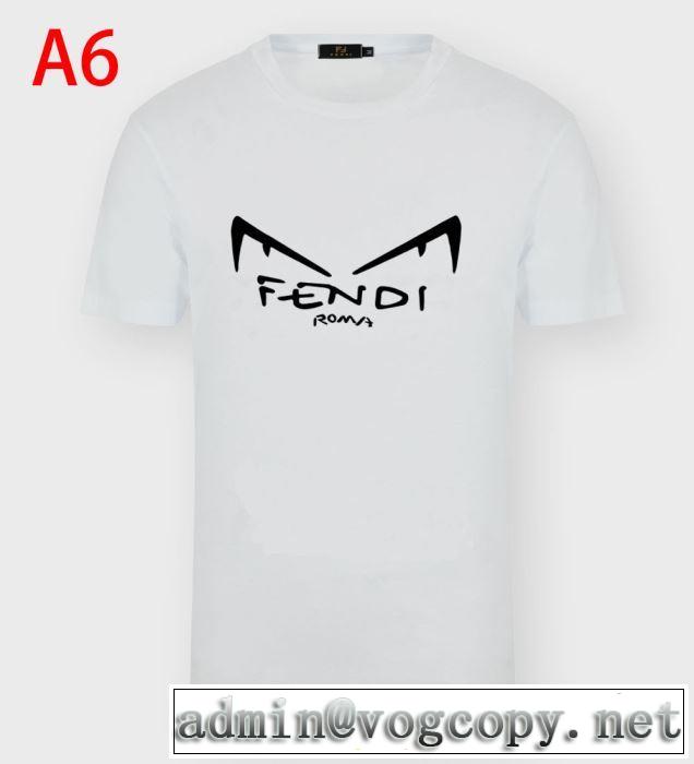 多色可選 半袖Tシャツ 普段使いにも最適なアイテム フェンディ FENDI 20新作です デザインお洒落