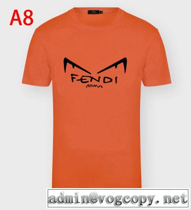 多色可選 半袖Tシャツ 普段使いにも最適なアイテム フェンディ FENDI 20新作です デザインお洒落