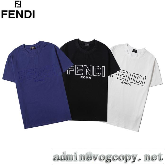3色可選 2020話題の商品 半袖Tシャツ やはり人気ブランド フェンディ FENDI 安心の実績