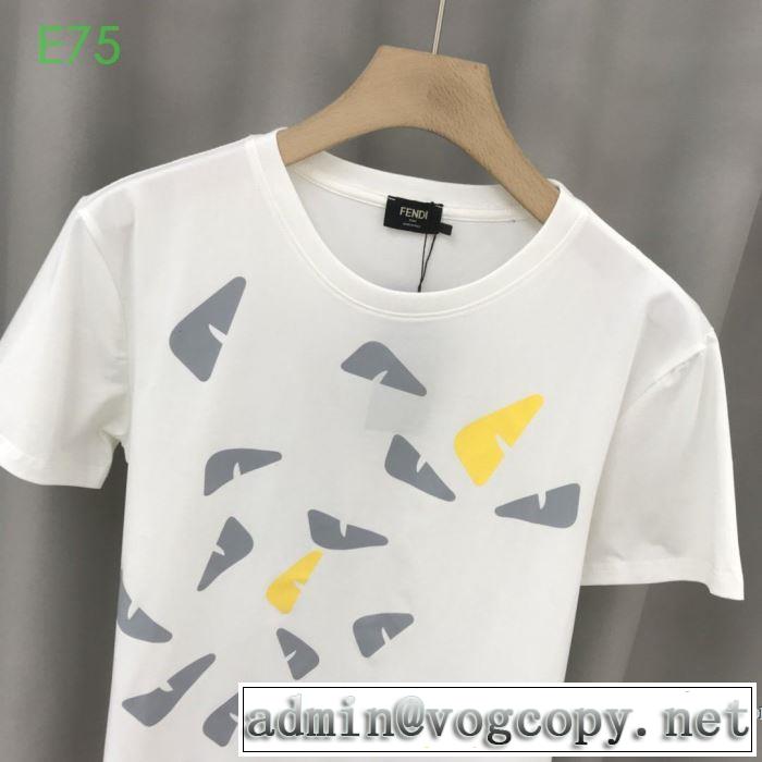 2色可選 安心安全人気通販 フェンディ FENDI 20新作です 半袖Tシャツ ストリート界隈でも人気