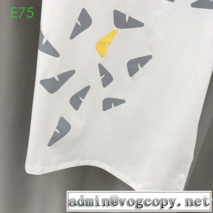 2色可選 安心安全人気通販 フェンディ FENDI 20新作です 半袖Tシャツ ストリート界隈でも人気
