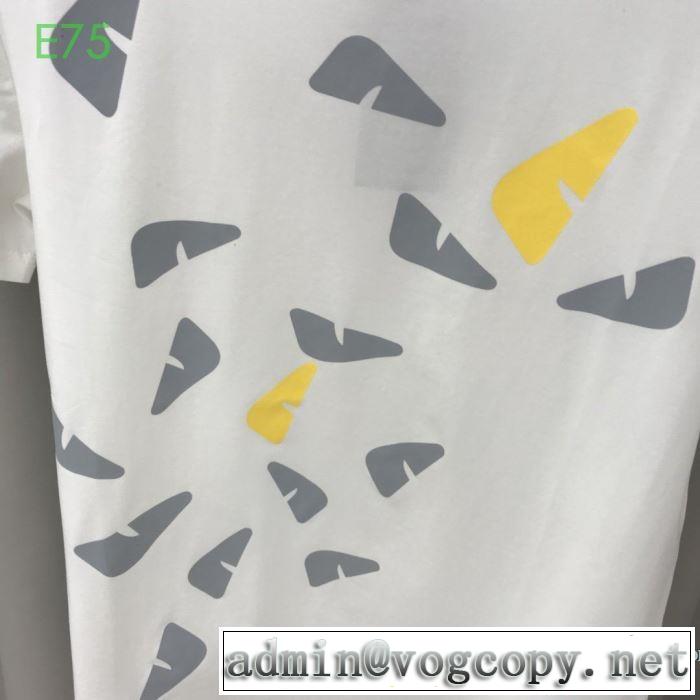 2色可選 安心安全人気通販 フェンディ FENDI 20新作です 半袖Tシャツ ストリート界隈でも人気