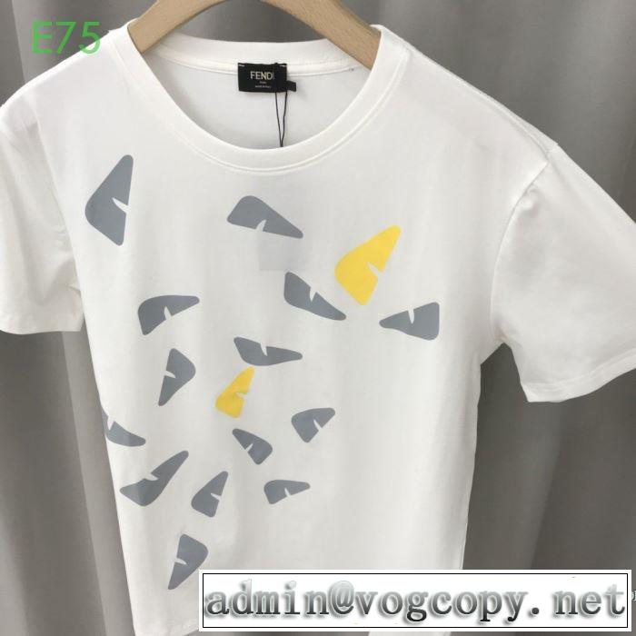 2色可選 安心安全人気通販 フェンディ FENDI 20新作です 半袖Tシャツ ストリート界隈でも人気