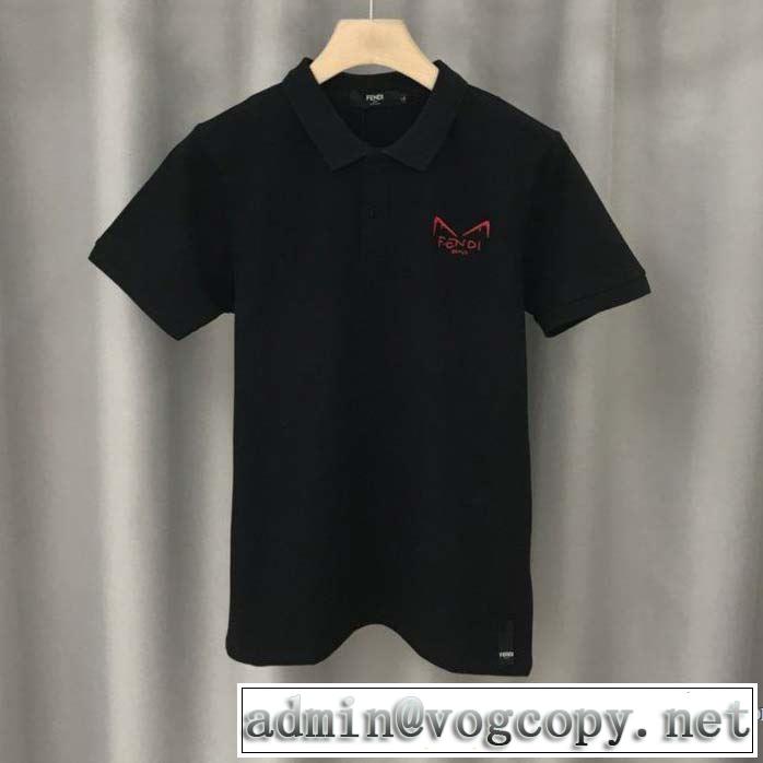 2020春新作 半袖Tシャツ2色可選  ファッショニスタを中心に新品が非常に人気 フェンディ FENDI