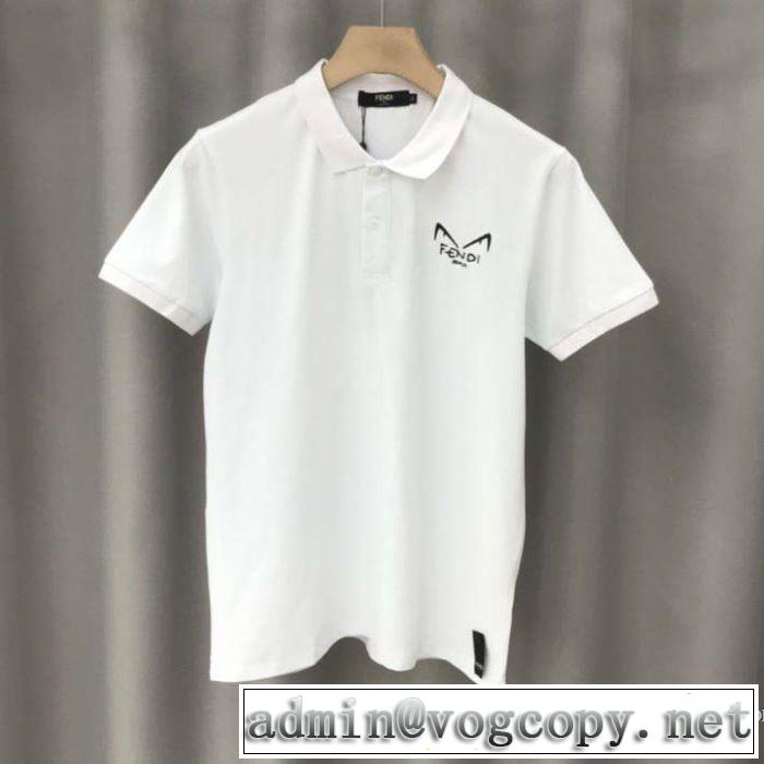 2020春新作 半袖Tシャツ2色可選  ファッショニスタを中心に新品が非常に人気 フェンディ FENDI