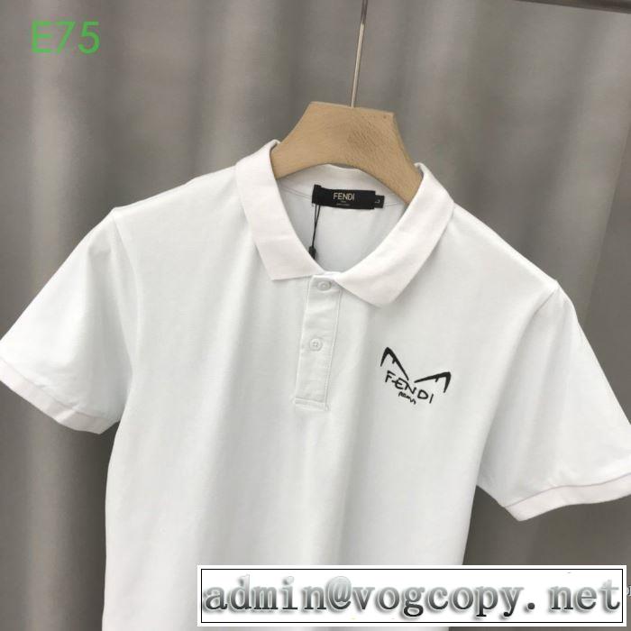 2020春新作 半袖Tシャツ2色可選  ファッショニスタを中心に新品が非常に人気 フェンディ FENDI