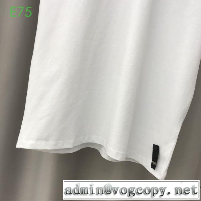 2020春新作 半袖Tシャツ2色可選  ファッショニスタを中心に新品が非常に人気 フェンディ FENDI