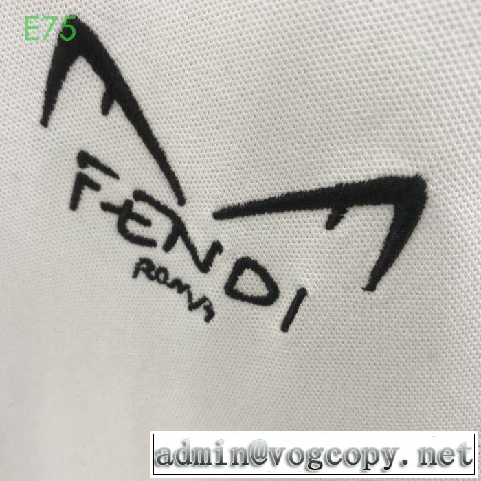 2020春新作 半袖Tシャツ2色可選  ファッショニスタを中心に新品が非常に人気 フェンディ FENDI
