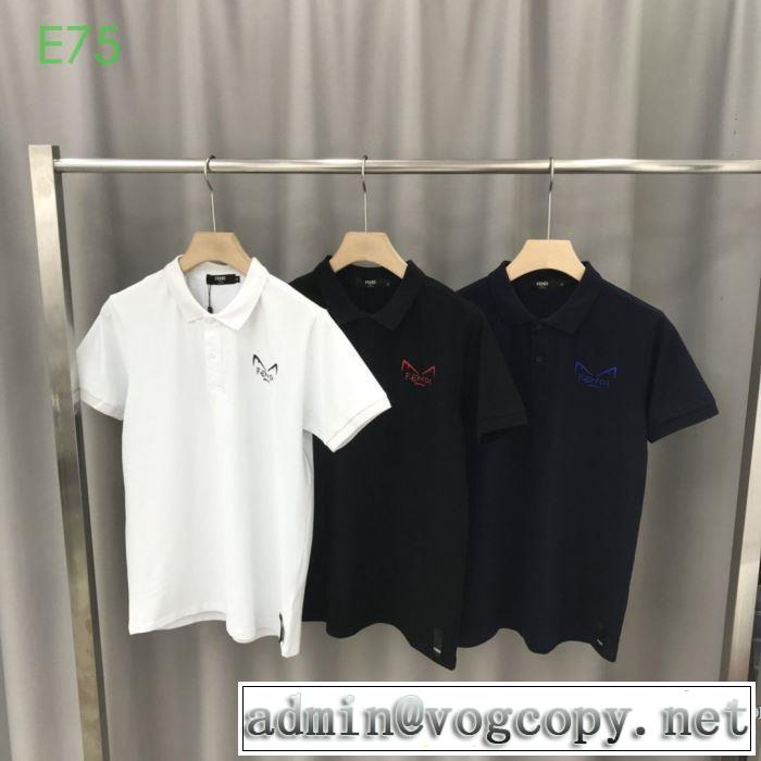 2020春新作 半袖Tシャツ2色可選  ファッショニスタを中心に新品が非常に人気 フェンディ FENDI
