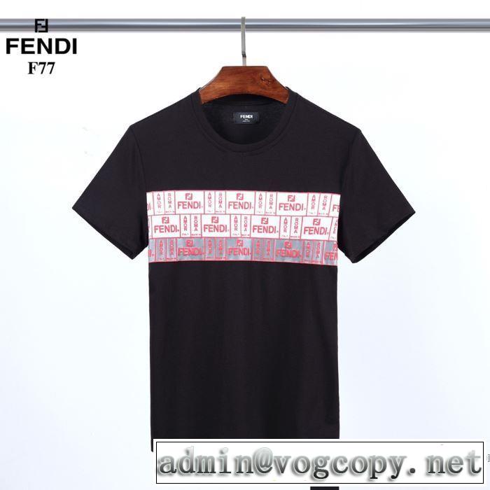 2色可選 差をつけたい人にもおすすめ 半袖Tシャツ 人気は今季も健在 フェンディ FENDI