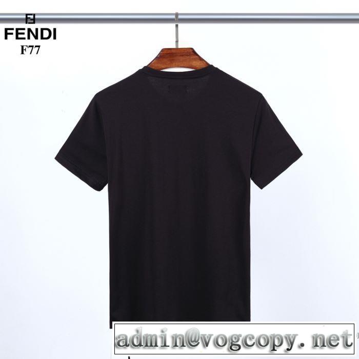 2色可選 差をつけたい人にもおすすめ 半袖Tシャツ 人気は今季も健在 フェンディ FENDI