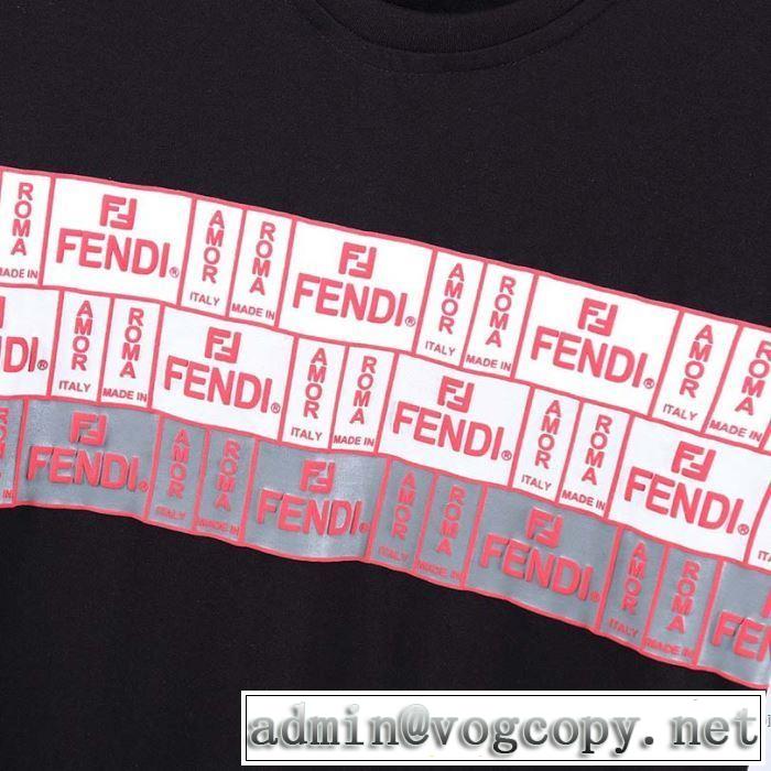 2色可選 差をつけたい人にもおすすめ 半袖Tシャツ 人気は今季も健在 フェンディ FENDI