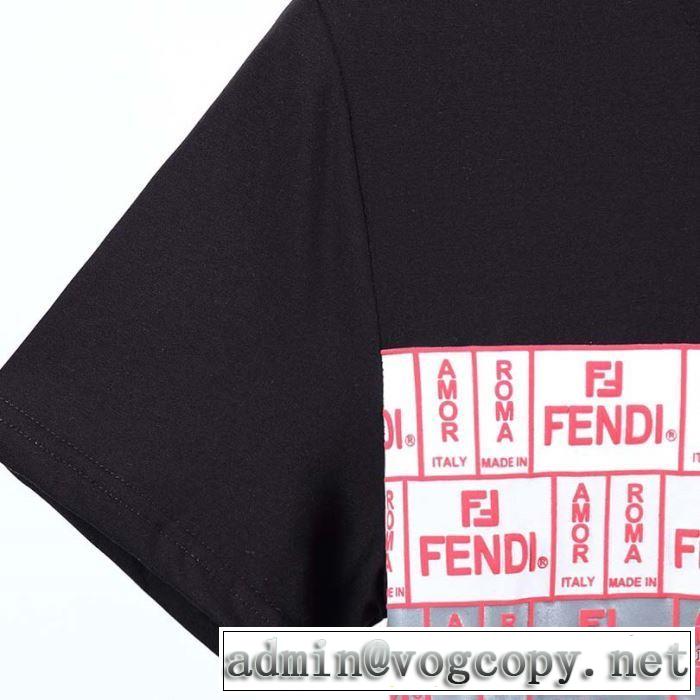 2色可選 差をつけたい人にもおすすめ 半袖Tシャツ 人気は今季も健在 フェンディ FENDI