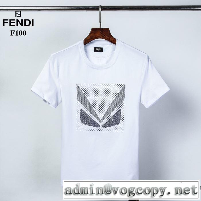 お値段もお求めやすい フェンディ 2色可選 FENDI ランキング1位  半袖Tシャツ 愛らしい春の新作