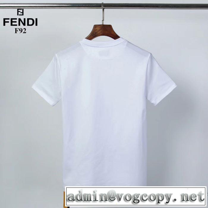 2020話題の商品 フェンディ2色可選  FENDI 今季の主力おすすめ 半袖Tシャツ人気は今季も健在